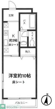 グリーンパーク中浦和の物件間取画像